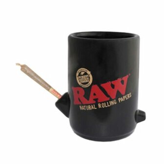 RAW Wake Up Coffee And A Cone Mug 